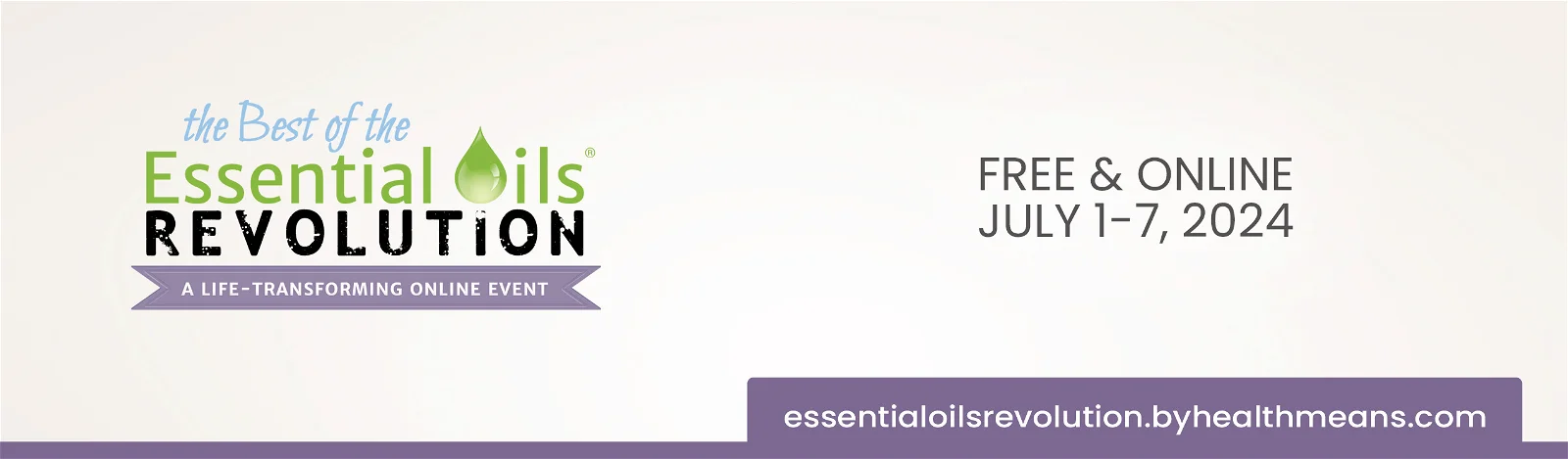 Essential Oils Revolution Banner