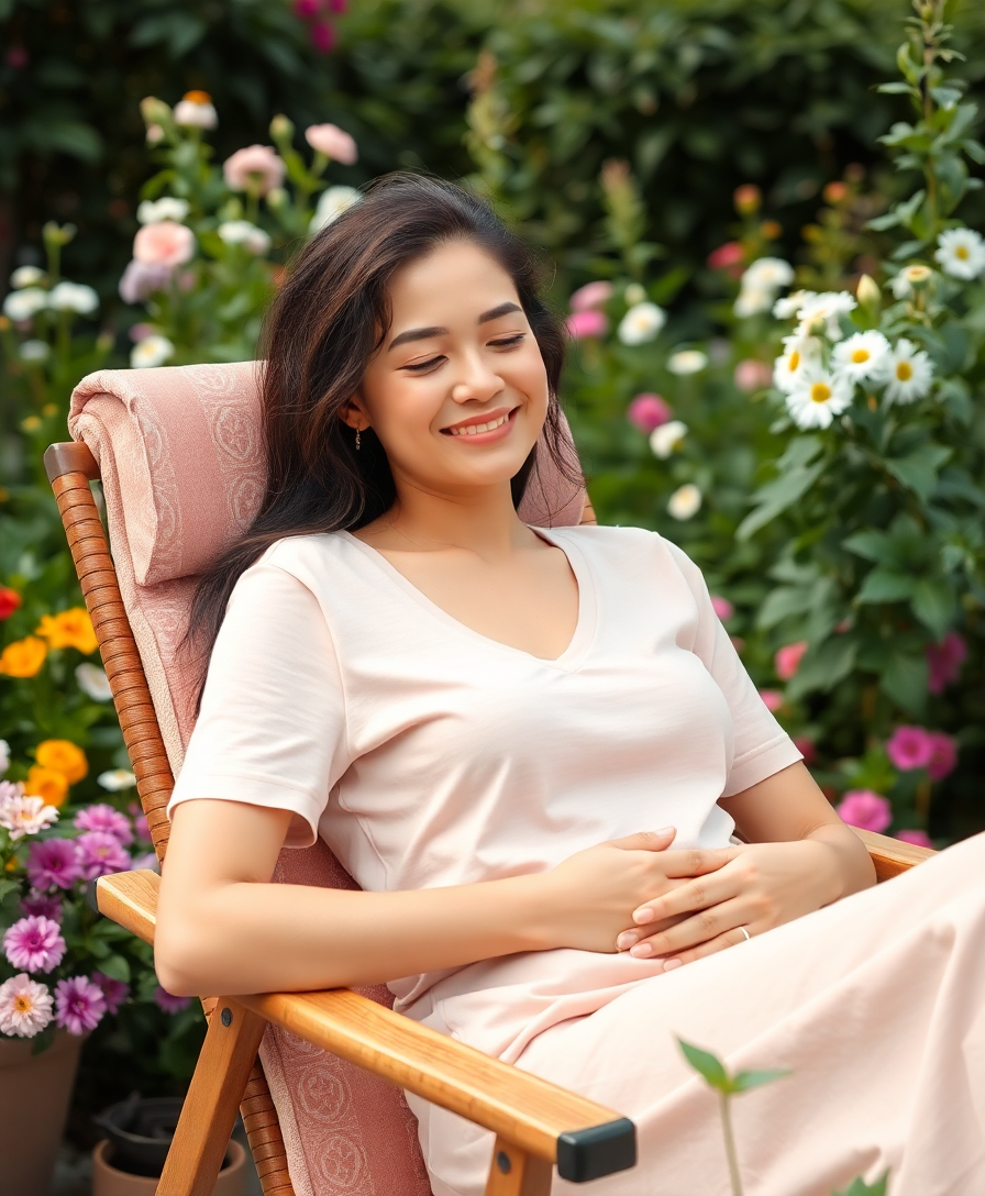 Contentment in the garden
