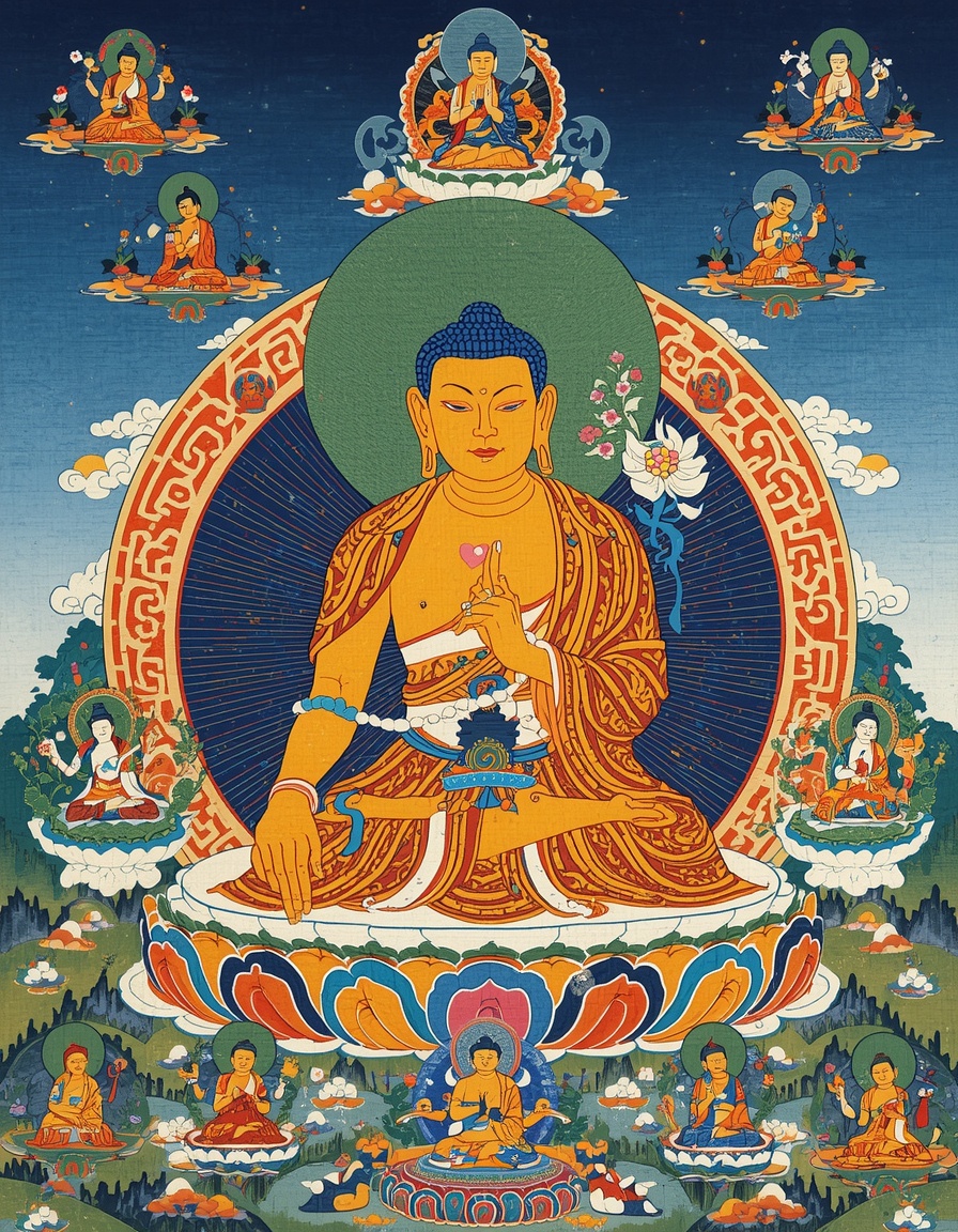 Tibetan Bodhisattva images ( AI generated)
